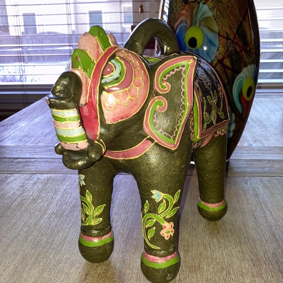 Other - Beautifully painted elephant figurine